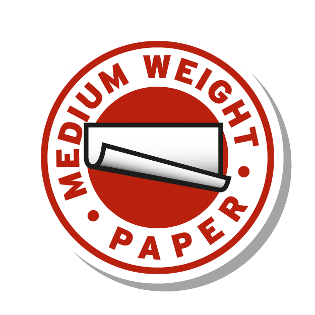 Medium weight paper