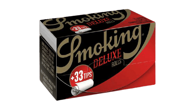 Smoking Deluxe Rolls papier à rouler en rouleau avec tips