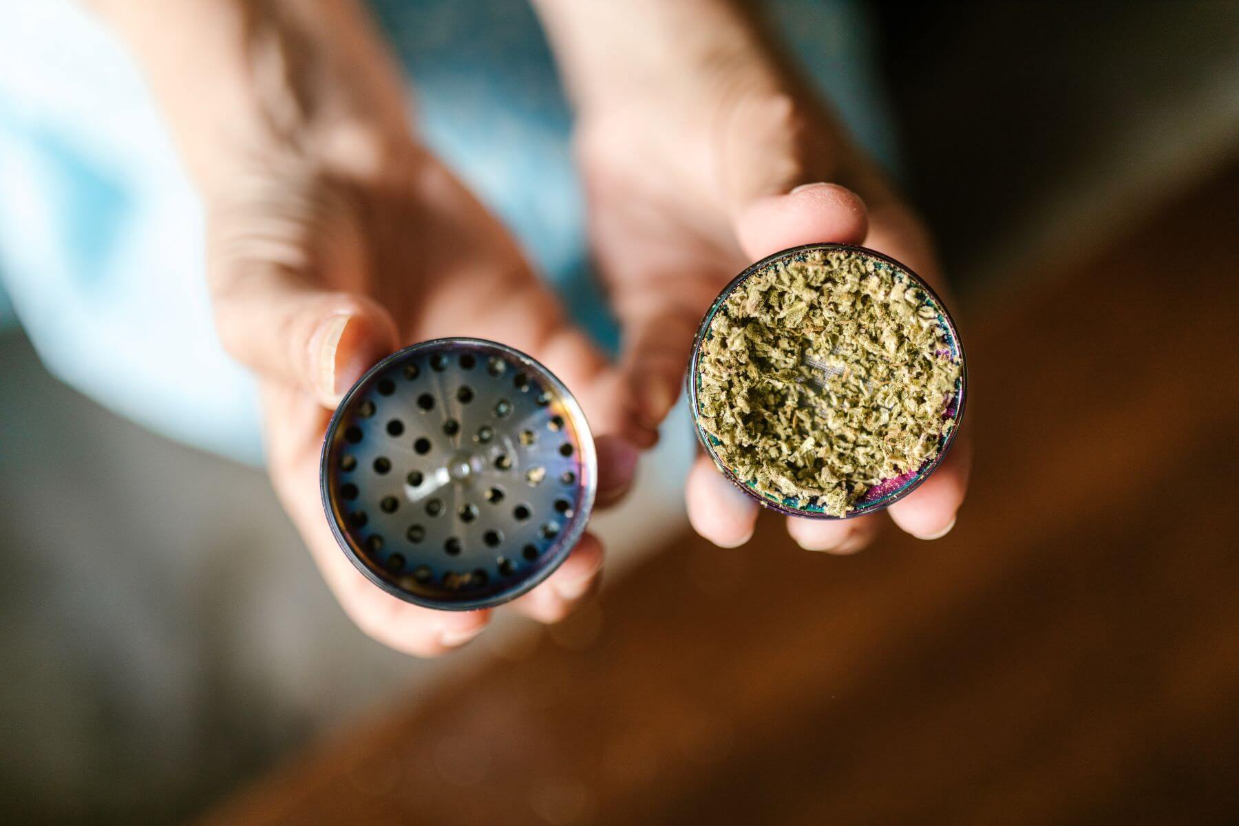 Grinder metálico Hoja de 3 partes para picar la marihuana