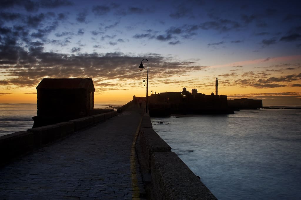 atardecer mirador de san sebastián